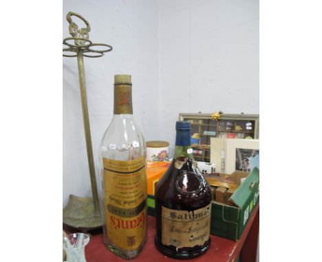 Portmeirion 'Botanic Garden' Jar and Trays, glass water jug, Tetley toys, prints, etc:- One Box. display case of curios, two 