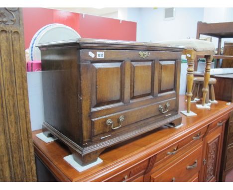 Titchmarsh Goodwin Cabinet, with a hinged fall front, on bracket feet, 67 cm wide.