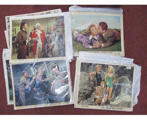 Lobby Cards: Light in The Piazza - Metro Goldwyn Mayer, (12 cards), Good News, Don't Go Near The Water, Yellow Rolls Royce:- 