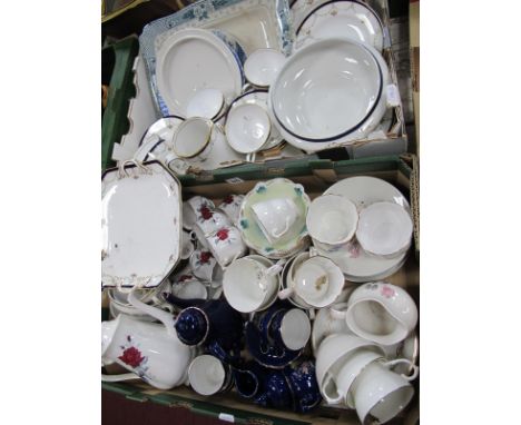 Royal Albert 'Sweet Romance' Tea Service, Copeland Spode tea service, etc:- Two Boxes
