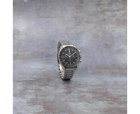 Omega. A stainless steel manual wind chronograph bracelet watchModel: SpeedmasterReference: 145.012 STDate: Circa 1968Movemen