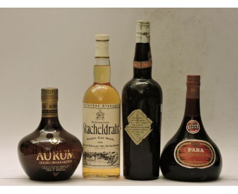 Assorted to include one bottle each: Para Liqueur Port, R Seppelt & Sons Ltd, 1944, (boxed); Barros Almeida, Oporto, (neck la