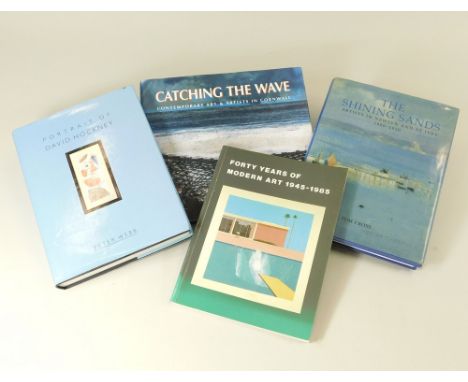 ART BOOKS. Four books: The Shining Sands, Artists in Newlyn &amp; St. Ives 1880 - 1903, hardback by Tom Cross, 1999; Catching