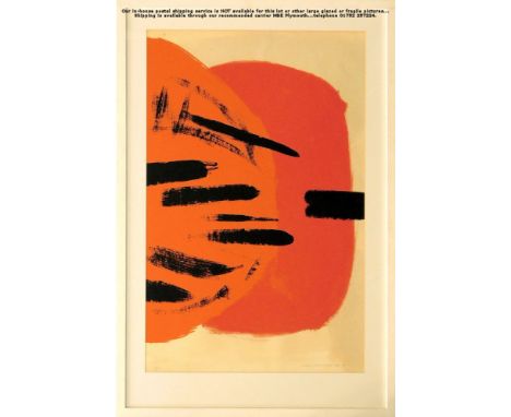 WILHELMINA BARNS GRAHAM. * 'Orange, Red and Pink, 1960-91.' Screen print. Signed, dated 1960-91 &amp; numbered 33/70. 76 x 48