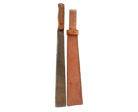 WW2 British “Chindit” 1945 Issue Machete.A good and scarce example the blade with squared point. and bearing issue stamps “GC