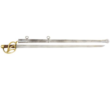 French Napoleonic Period 1815 Blade Cuirassier’s sword.A good scarce example. Single edged straight blade,with large double f