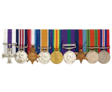 WW1 King’s Shropshire Light Infantry / Royal Welsh Fusiliers Military Cross, Military Medal Group of Nine Medals.A scarce Gre