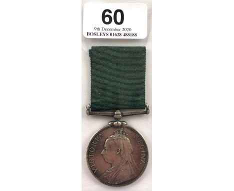 Victorian 4th VB King’s Liverpool Regiment Volunteer Long Service Good Conduct Medal.Awarded to “5452 SGT W. MCVEIGH 4/VB L/P