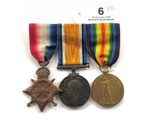 WW1 Royal Navy Battle of Jutland Veterans Group of Three Medals.Awarded to “K.14351 E PENNY ACT L STO. RN”. Comprising: 1914/