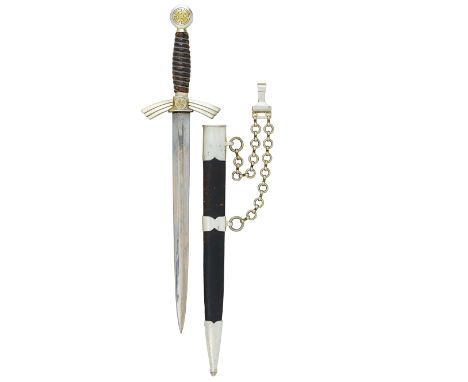 German Third Reich Luftwaffe 1st pattern Officer’s dagger by Horster, Solingen.A good example with twist wire bound blue leat