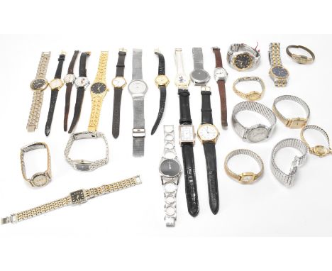 An assortment of vintage 20th century wrist watches. The collection to include makers such as Seiko, Timex, Citizen, Lorus, T