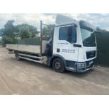 2014 MAN DROPSIDE CRANE TRUCK