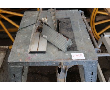 An electric circular saw bench