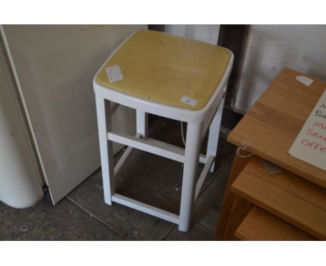 A retro kitchen stool