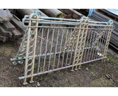 2x Arto Deco railing sections, each 2.5m x 1m