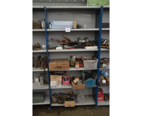 A quantity of tools, toolboxes, drill bits etc.