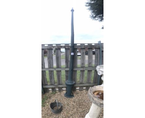 A cast Victorian lamp stand, approx.&nbsp;250cm