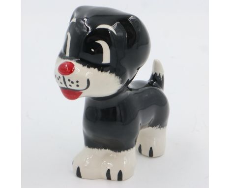 Lorna Bailey dog, Bengo, no cracks or chips, H: 12 cm. UK P&amp;P Group 1 (£16+VAT for the first lot and £2+VAT for subsequen