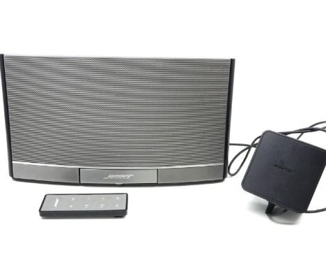 Bose SoundDock portable digital music system with remote control &amp; battery. All electrical items in this lot have been PA