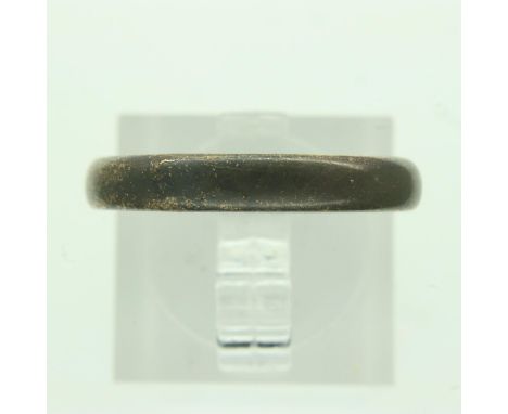 Cut 22ct gold band, 5.1g. UK P&amp;P Group 1 (£16+VAT for the first lot and £2+VAT for subsequent lots) 