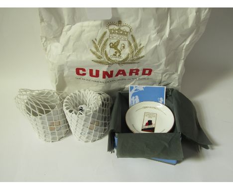 Cunard Line. A collection of memorabilia in relation to the Final Transatlantic Crossing of Queen Elizabeth 2 and in tandem w