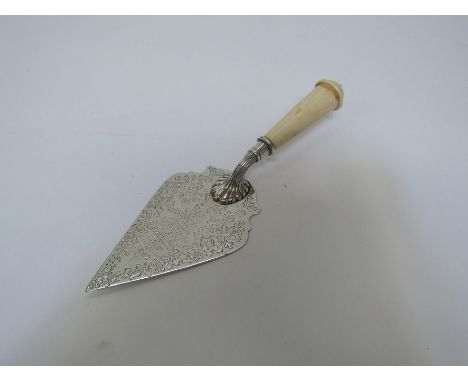 Oxford 1890's. Presentation trowel inscribed "New Oxford Music Hall Souvenir Foundation Stone Ceremony August 15th 1892" with