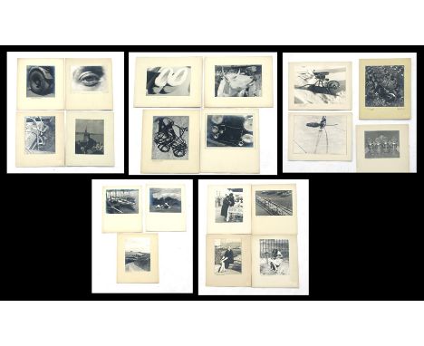 A group of mid century studio black &amp; white photographs by photographer P C Askew, various subjects to include Looking Af