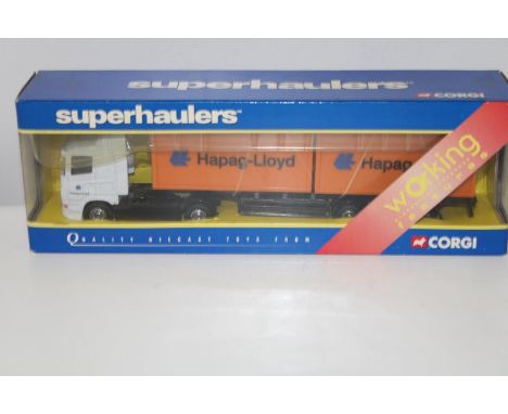 A Corgi super hauler model 