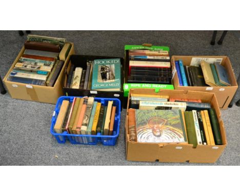 A Large Collection of Fishing and Sporting Books, both vintage and modern publications, including Hugh Falkus, B.B illustrate