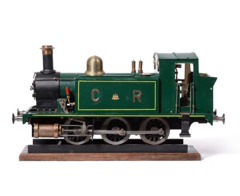  Live Steam 3 1/2 gauge 0-6-0T Rob Roy Locomotive course scale, finished in green with CR lettering and crest to tank side, w