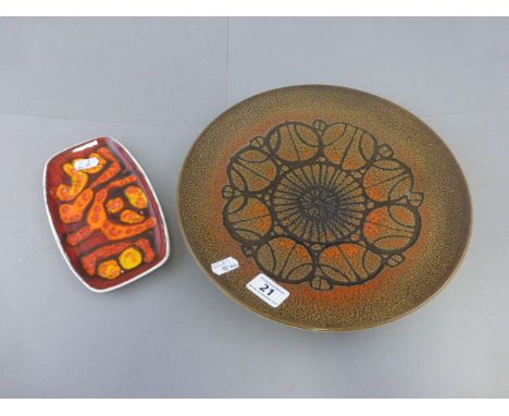 Two Poole dishes