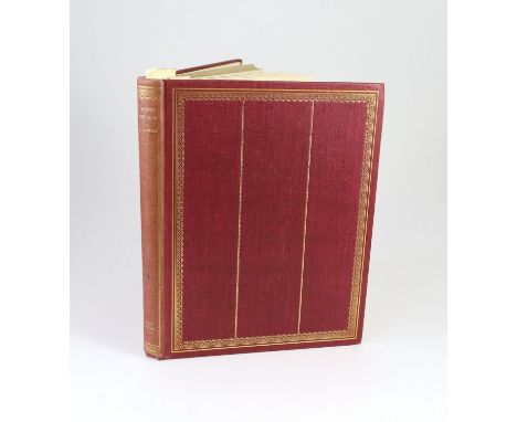 ° ° Hobson, Geoffrey D. - Thirty Bindings, one of 600, illustrated with 30 plates, 4to, original cloth, The First Editions Cl