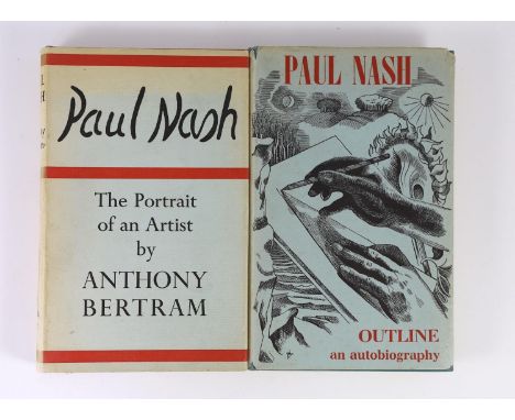 ° ° Nash, Paul - Outline. 1st ed. Complete with 3 plates, 2 being coloured, and numerous full page text illus. Publishers clo