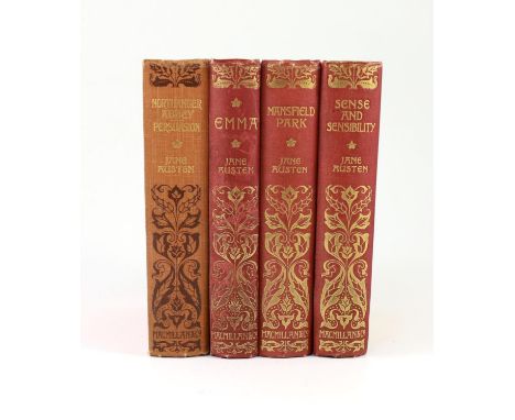 ° ° Austen, Jane - Macmillan's Illustrated Standard Novels, comprising: Sense and Sensibility; Emma; Mansfield Park; Northang