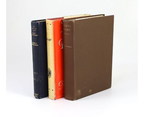 ° ° Meinertzhagen, Colonel Richard. Kenya Diary 1902 – 1906. Edinburgh &amp; London, 1957. Original cloth binding rubbed and 