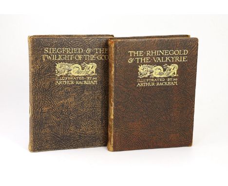 ° ° Wagner, Richard - The Ring of the Niblung, first 2 vol. set, Siegfried and the Twilight of the Gods, illustrated by Arthu