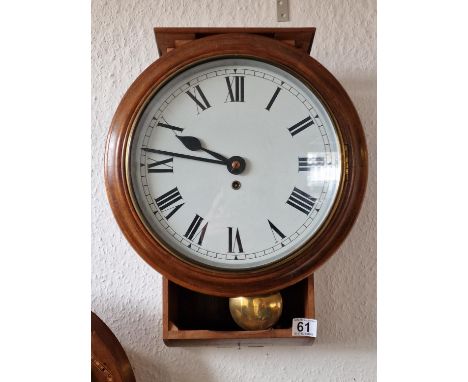 Railway Clock w/ Vintage Handmade (case) - 48x38cm