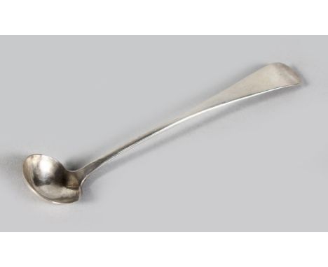 A DUNDEE CONDIMENT LADLE, Pot of Lilies, No. MM.