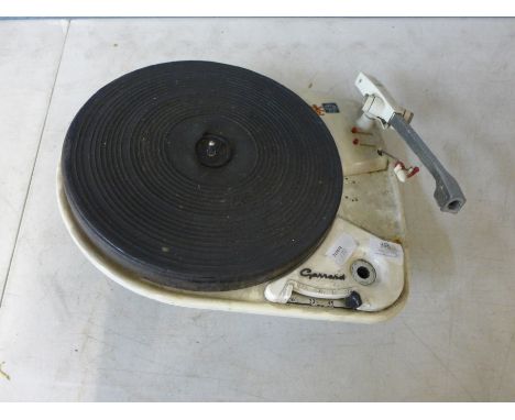 A Garrard Model 4HF record player turntable, a/f 