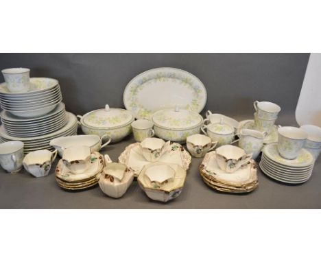 A Shelley Tea Service, together with a Noritake tea and dinner service 