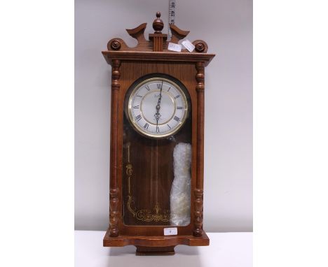 A Acctim Vienna style wall clock in working order, shipping unavailable 