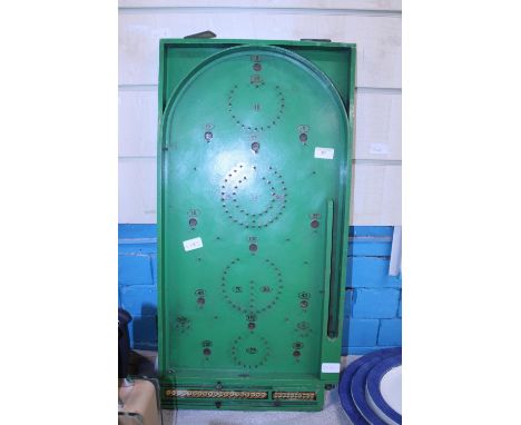 A vintage wooden bagatelle game by chad valley, shipping unavailable 