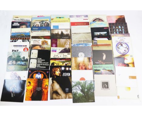 LP Record Group including Paul Simon, Loudon Wainwright, Tom Watts, Bob Dylan, Camel, Tim Buckley, Joan As Police Woman, etc.