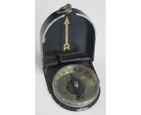 A hand held pocket compass by Lemaire, Paris, No 28452 