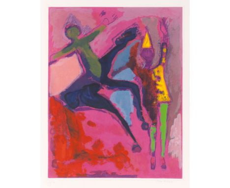 Marino Marini (Pistoia 1901 - Viareggio 1980). Marino from Shakespeare II, Tafel VI. Radierung und Aquatinta/Arches. 49 x 38,