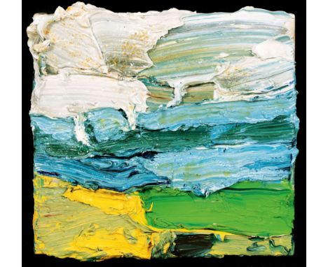 Klaus Fußmann (Velbert 1938). Ostsee. Öl/Lw. 30 x 29 cm. R. u. monogr. FN.   - Deutscher Landschafts- und Blumenmaler. F. stu