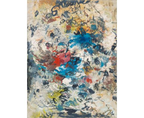 Rolf Cavael (Königsberg 1898 - München 1979). No. 64/Mi 3. 1964. Öl/Karton/Lw. 65 x 50 cm. R. u. monogr. CA, verso sign. Rolf