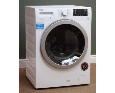 Beko WDX8543130W ProSmartInverter washing and drying machine, W60cm, H84cnm D58cm (This item is PAT tested - 5 day warranty f