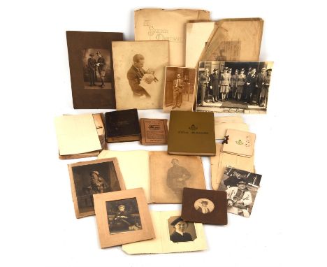 A quantity of documents, photographs and ephemera related to Lieutenant Harold Ward Jones, Liverpool Regiment and Royal Welsh