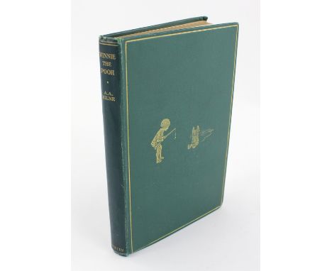 MILNE, (A.A.), Winnie-the-Pooh, with decorations by Ernest H. Shepard, London, Methuen & Co. Ltd, 36 Essex Street, first edit